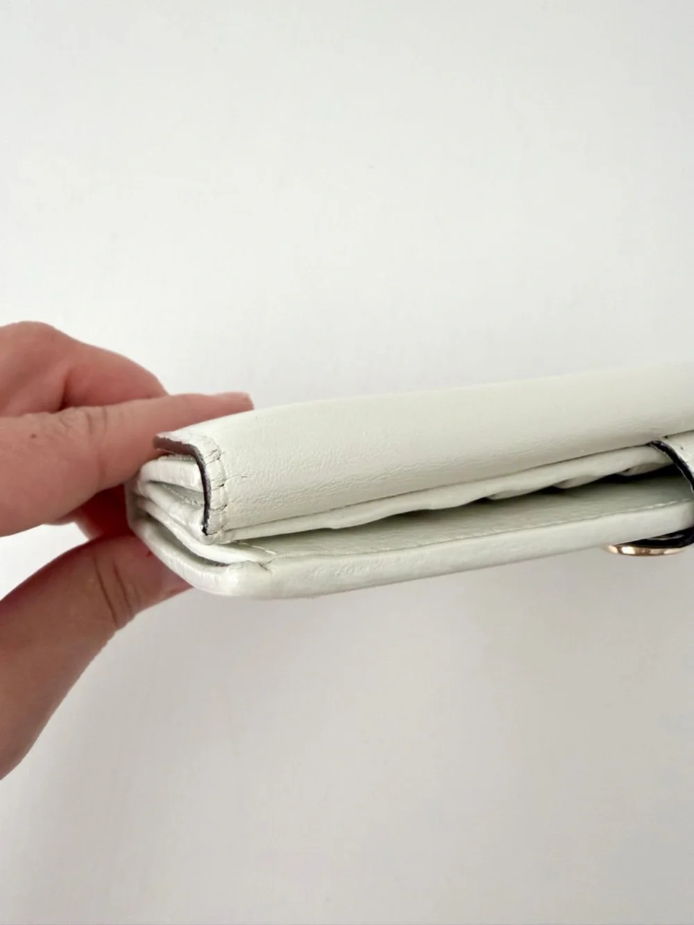 GUCCI‎ | GG Canvas Heart Flap Wallet Beige White Monogram Logo Y2K - Picture 9 of 15